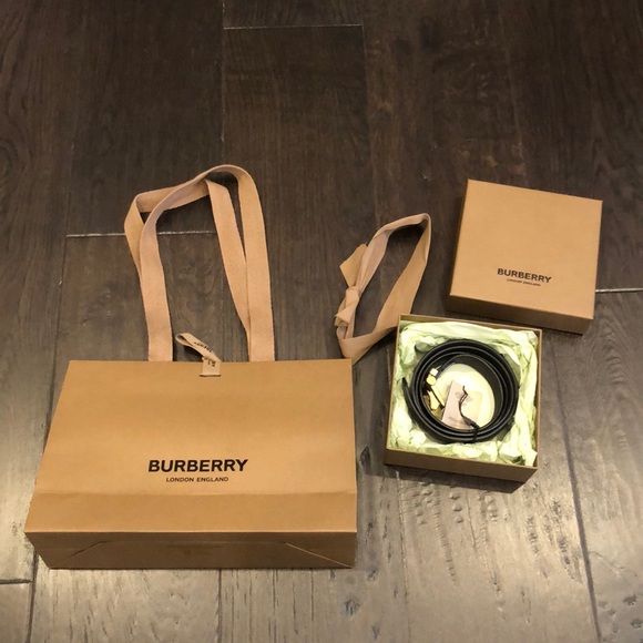 COPY - BNWT Burberry Belt with Gold hardware - Picture 12 of 15